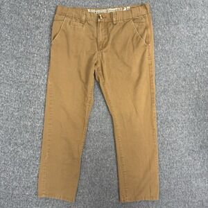Red Herring‎ Chino Pants Stretch Straight Brown Mens 36x30 Casual